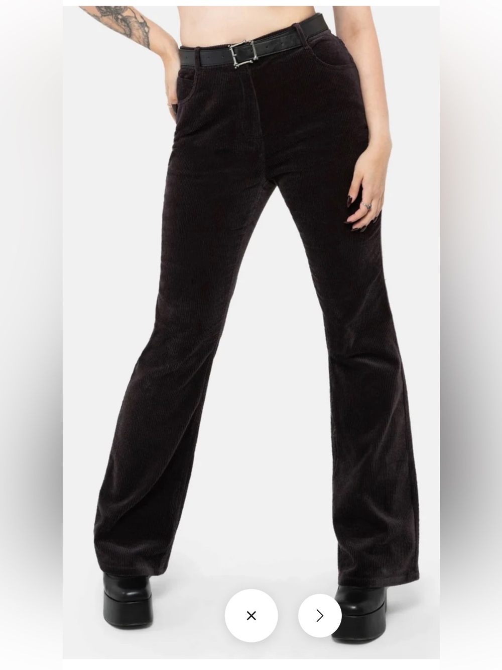 Apophis Cotton Corduroy Flared Trousers